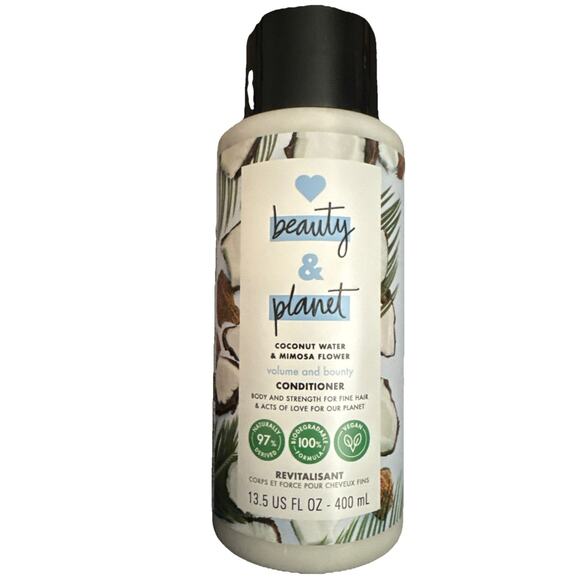 Love Beauty & Planet Conditioner, Coconut Water & Mimosa Flower 13.5 Fl Oz - Picture 1 of 4